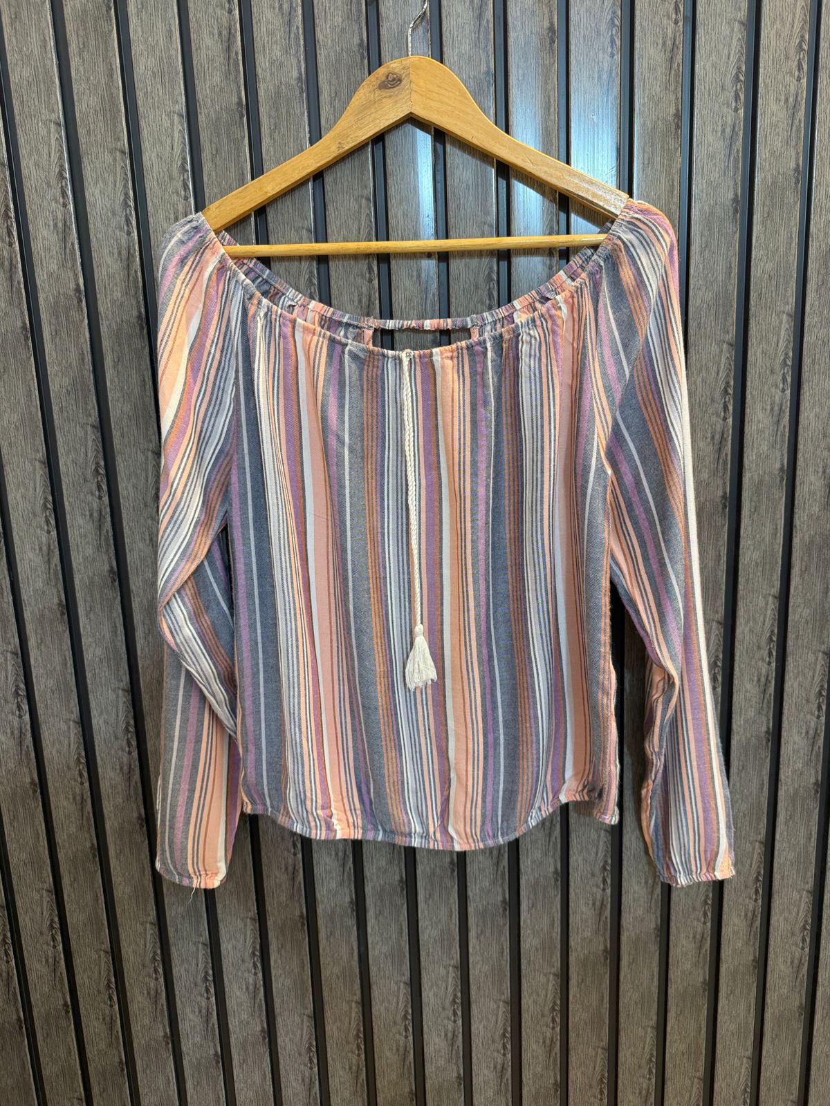 Chest 19  Length 19  Fabric Linen Luxury Branded Western Top – Imported