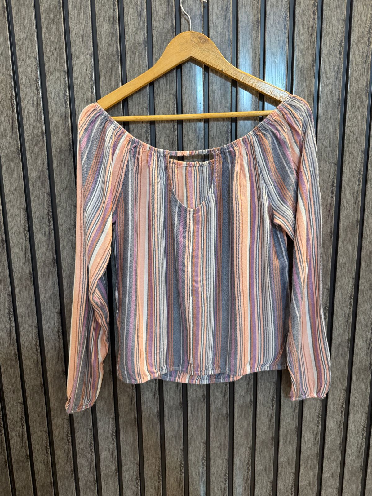 Chest 19  Length 19  Fabric Linen Luxury Branded Western Top – Imported