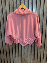 Chest Medium  Length 18  Fabric Chiffon Modern Full Sleeve Western Top