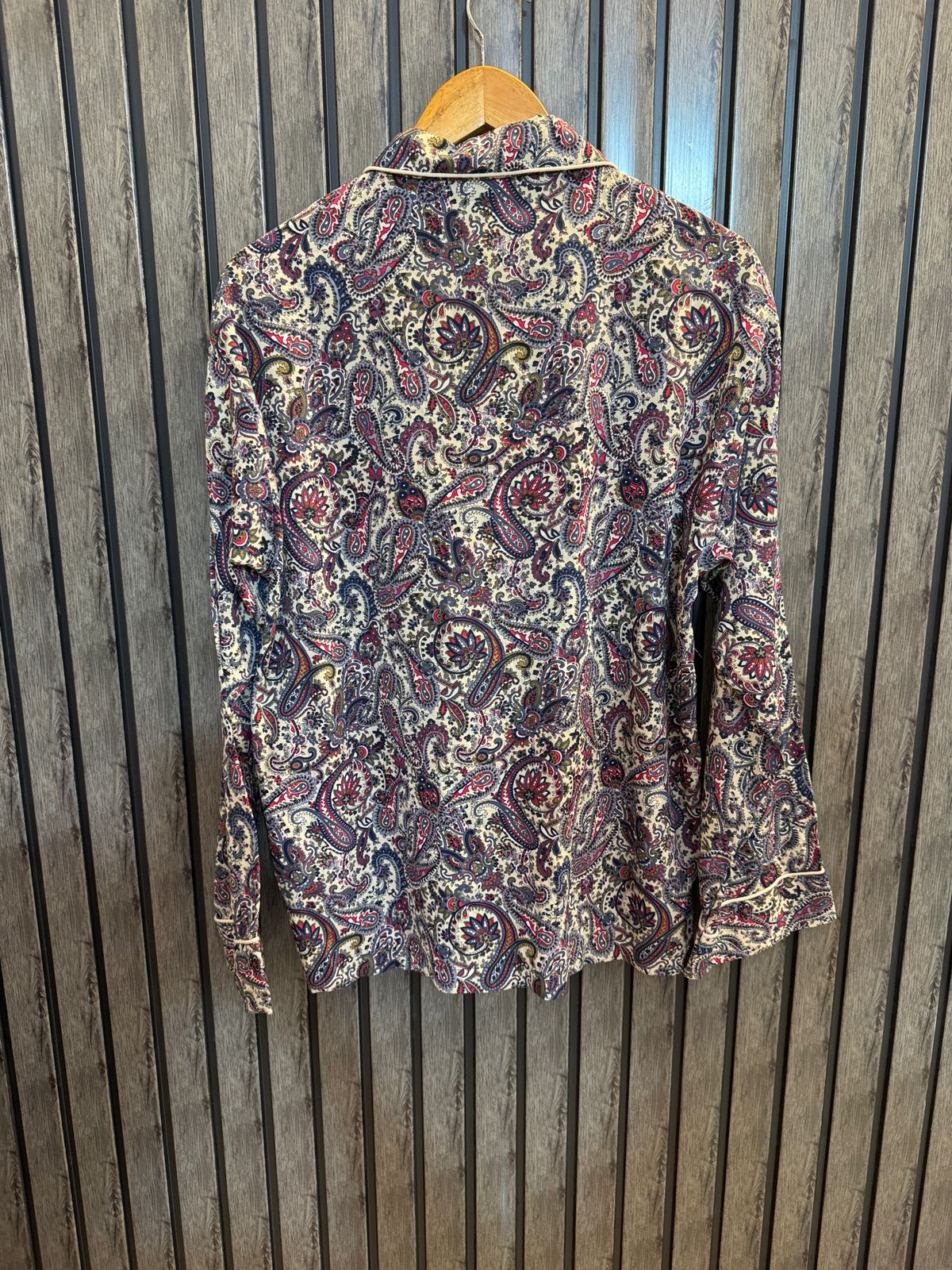 Chest 22  Length 25  Fabric Silk Trendy Office Full Sleeve Top