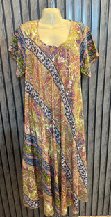 Chest 24  Length 49  Fabric Silk Exclusive Branded Maxi Dresses