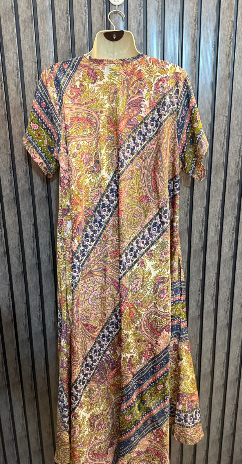 Chest 24  Length 49  Fabric Silk Exclusive Branded Maxi Dresses