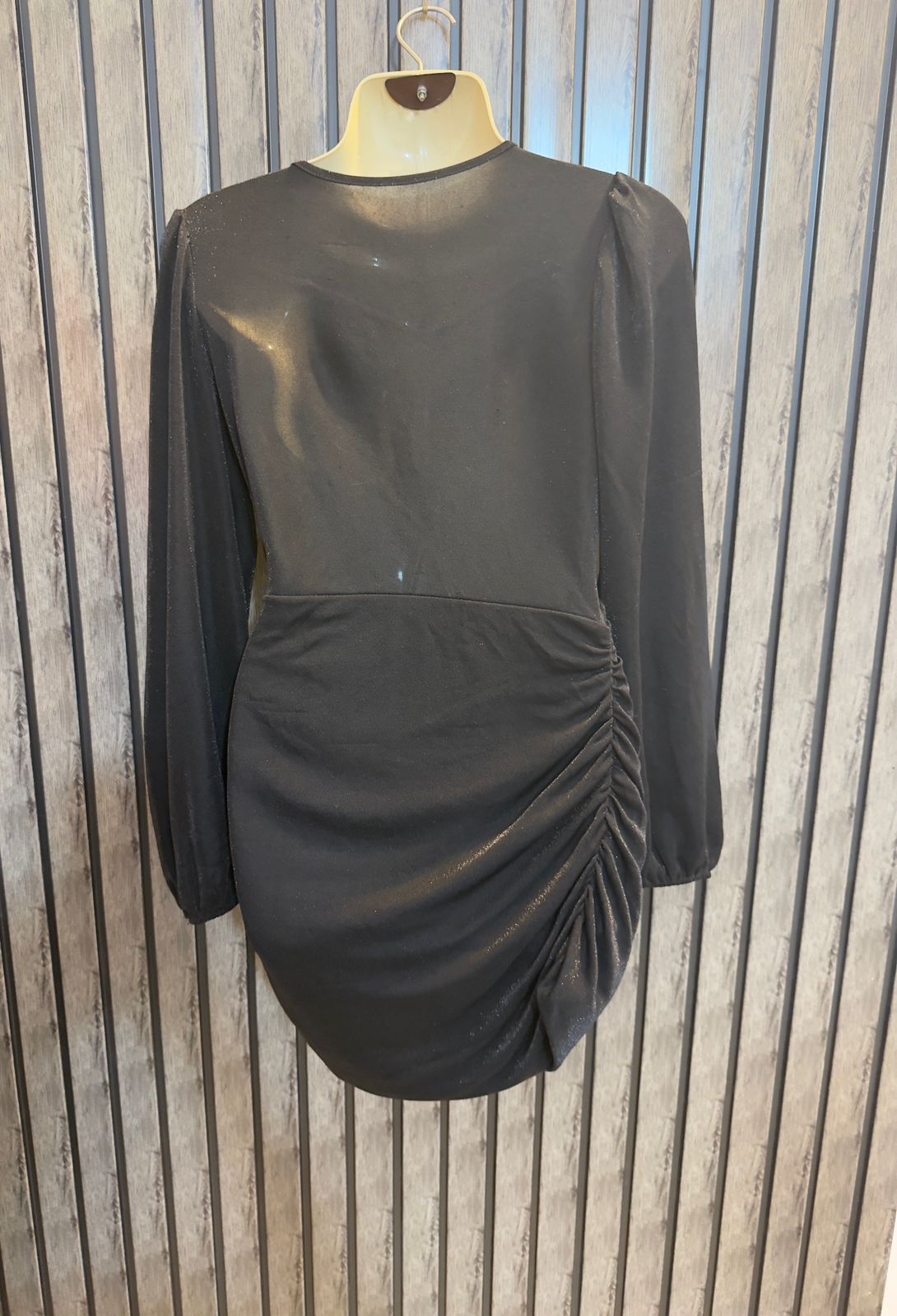 Chest 18  Length 32  Fabric Silk Jersey Elite Branded party wear mini dress