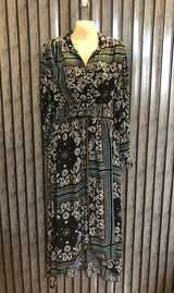 Chest 21  Lenght 45 to 52  Fabric cotton Soft Silk Touch Elegant Maxi Dress