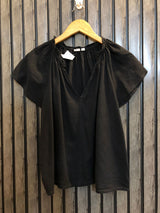Chest small  baggy style  Lenght 22  Fabric cotton Chic Western Women’s Half Sleeve Top Collection