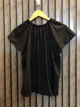 Chest small  baggy style  Lenght 22  Fabric cotton Chic Western Women’s Half Sleeve Top Collection