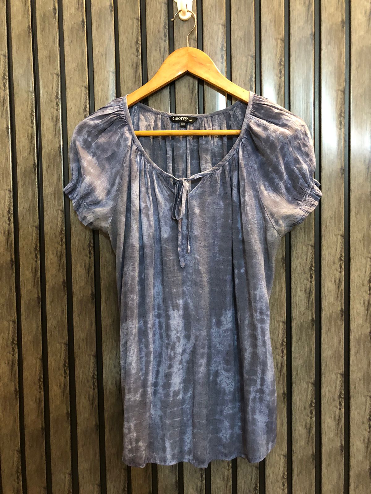 Chest 20  Lenght 26  Fabric cotton silk Stylish Western Wear Half Sleeve Tops for Ladies