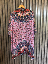 Chest large  Lenght 36  Fabric linen Women’s Stylish Half Sleeve Tops