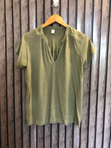 Chest 19  Lenght 24  Fabric linen Affordable Branded Women’s Tops Collection