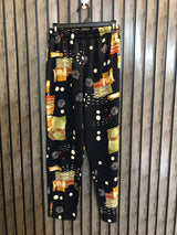 Waist 30  Lenght 38  Fabric silk   Stylish Western Trousers for Women