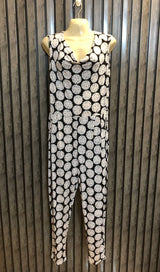 Chest 21  Length 53  Fabric Silk Jersey Fashion Forward Women’s Jumpsuit