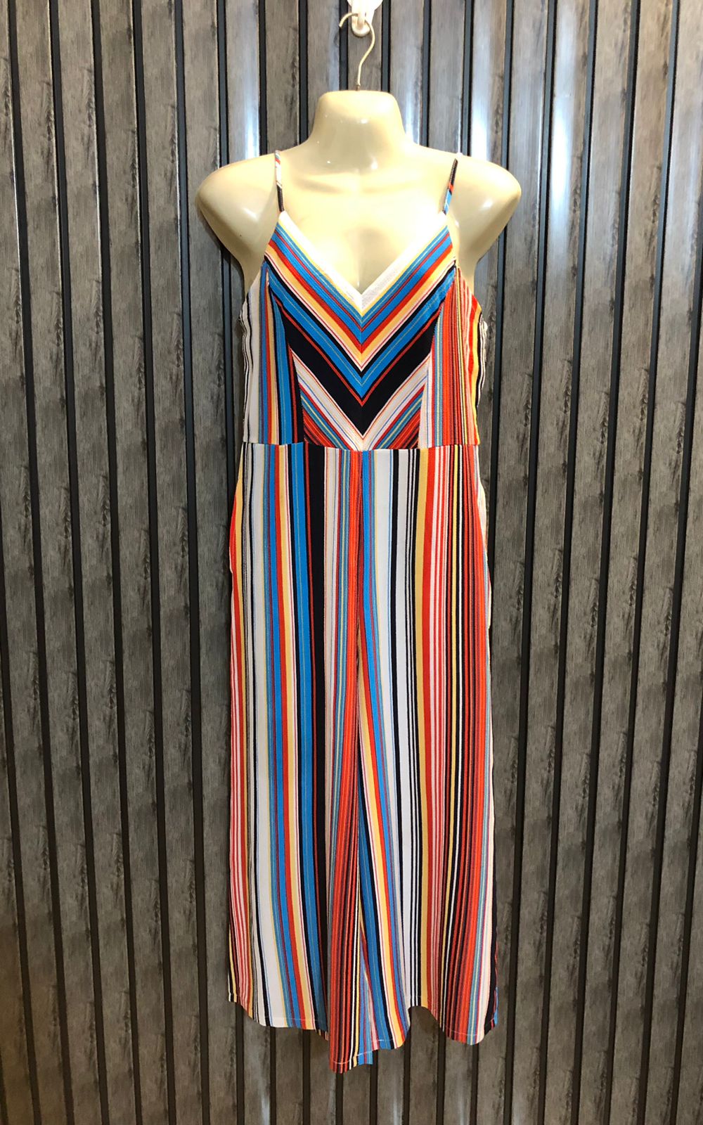 Chest 19  Length 36  Fabric georgett Chic Sleeveless Jumpsuit for Ladies