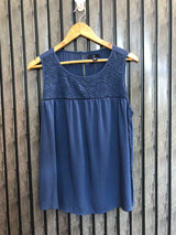 Chest 20  Lenght 26  Fabric linen Trendy Branded Tops for Women