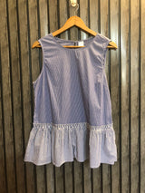 Chest 19.5  Lenght 26  Fabric cotton Luxury Branded Women’s Sleeveless Tops