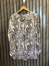Chest 20  Length 27 To 29  Fabric Silk Women Full Sleeves Top