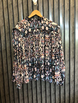 Chest 26  Length 26  Fabric Cotton Silk Modern Ladies Top