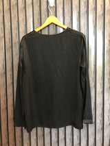 Chest 19  Length 25  Fabric Silk Stylish Daily Wear Top