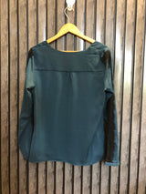 Chest 20  Length 24  Fabric Silk Smart Casual Women Top