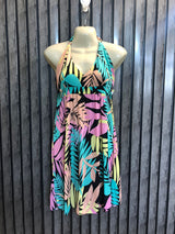 Chest 19  Length 32  Fabric silk jersey Trendy Women Dress