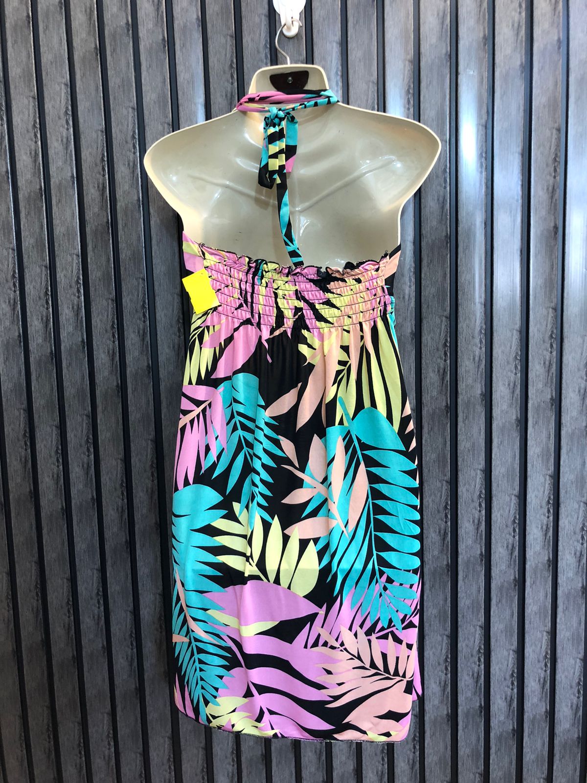 Chest 19  Length 32  Fabric silk jersey Trendy Women Dress