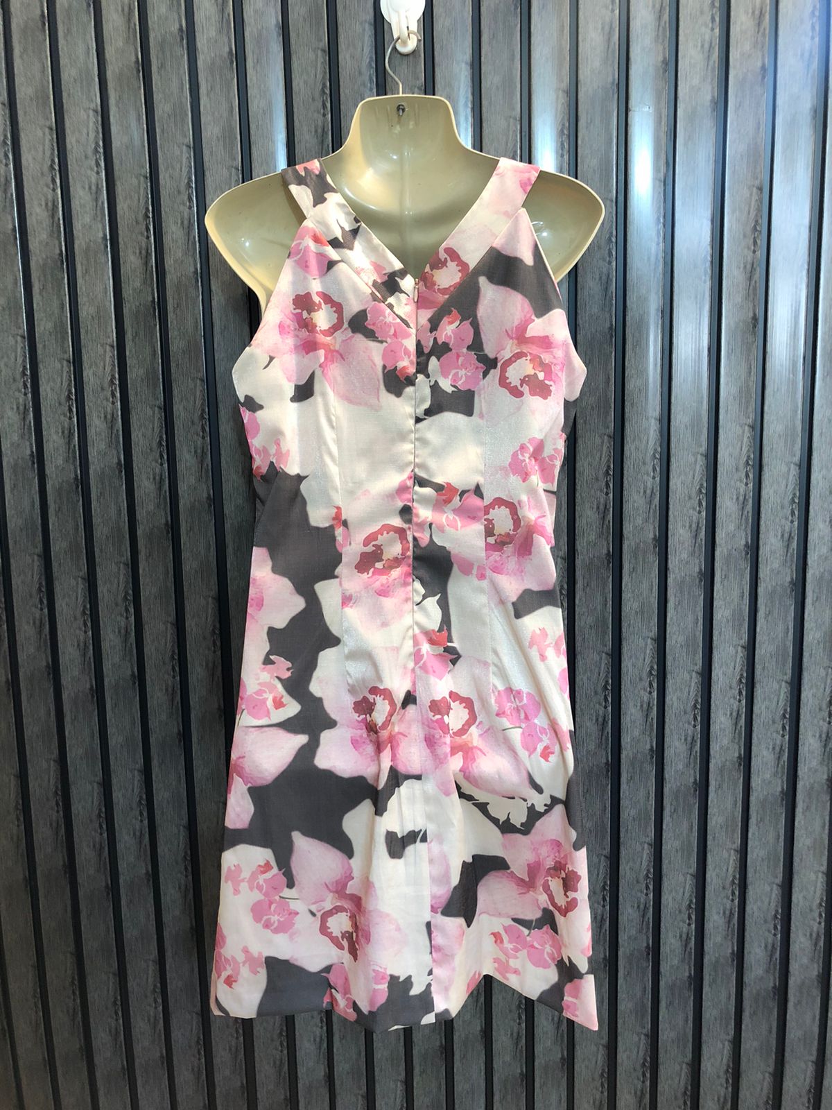 Chest 19  Length 34  Fabric silk Evening Mini Dress