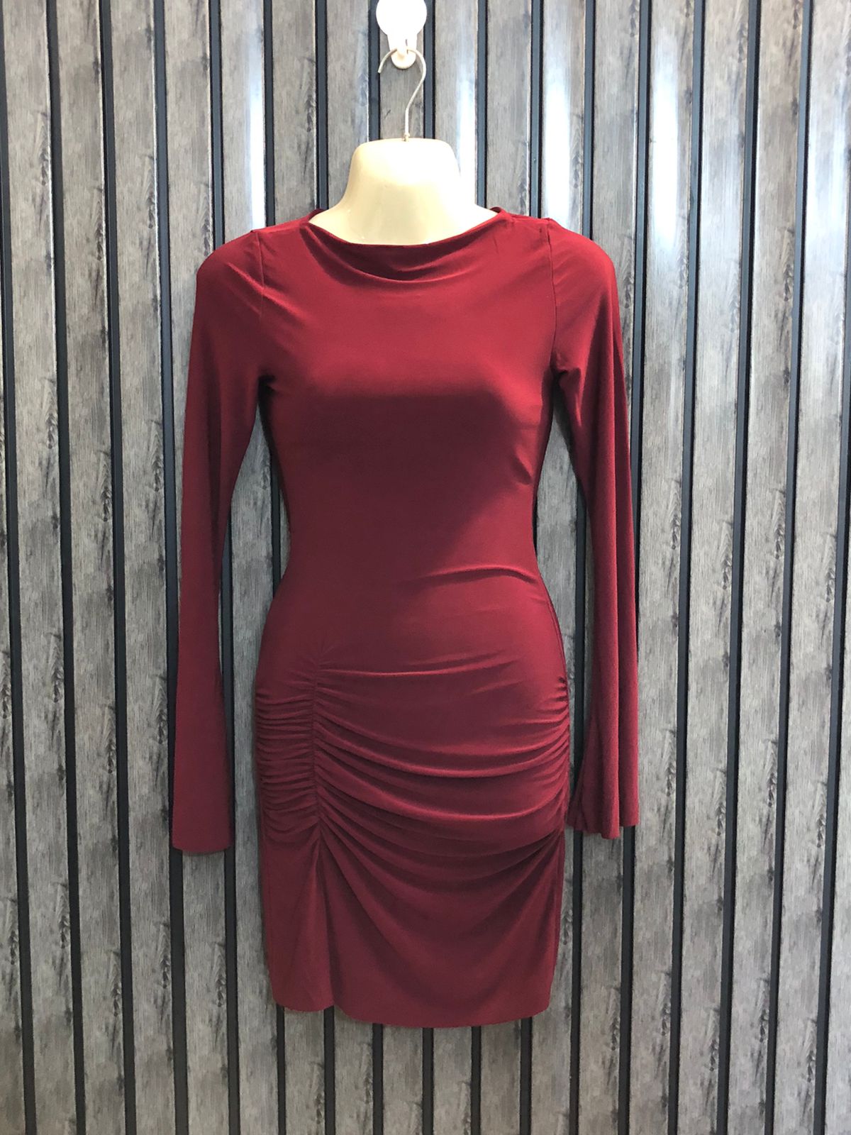 Chest 17  Length 29  Fabric Jersey Trendy Party Mini Dress
