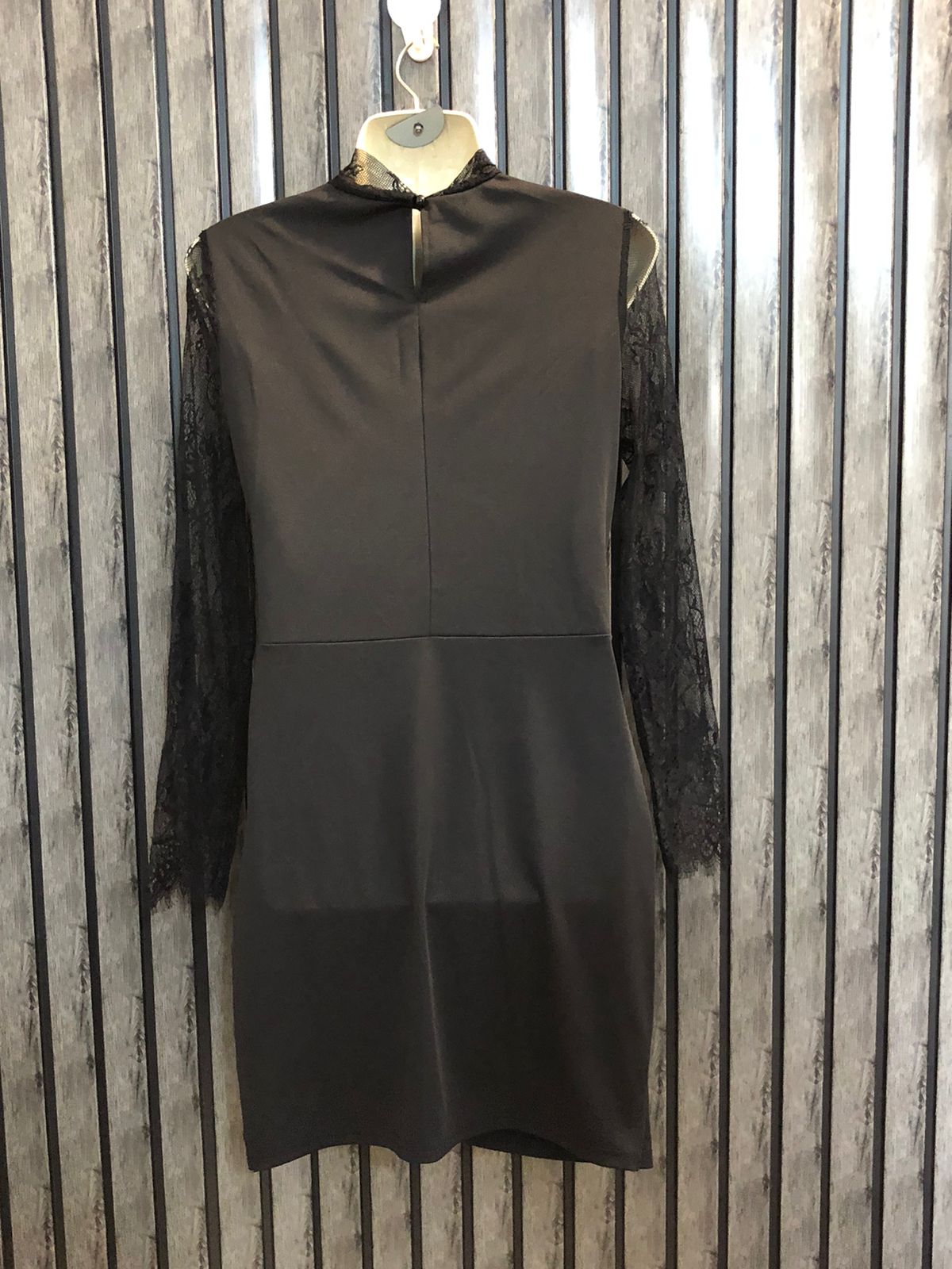 Chest 18  Length 32  Fabric Silk Jersey Modern Mini Dress for Women