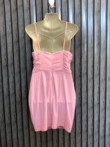 Chest 19  Length 32  Fabric Net Jersey Glamorous Party Dress for Women