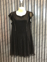 Chest 21  Length 33  Fabric Net Premium Mini Dress for Women