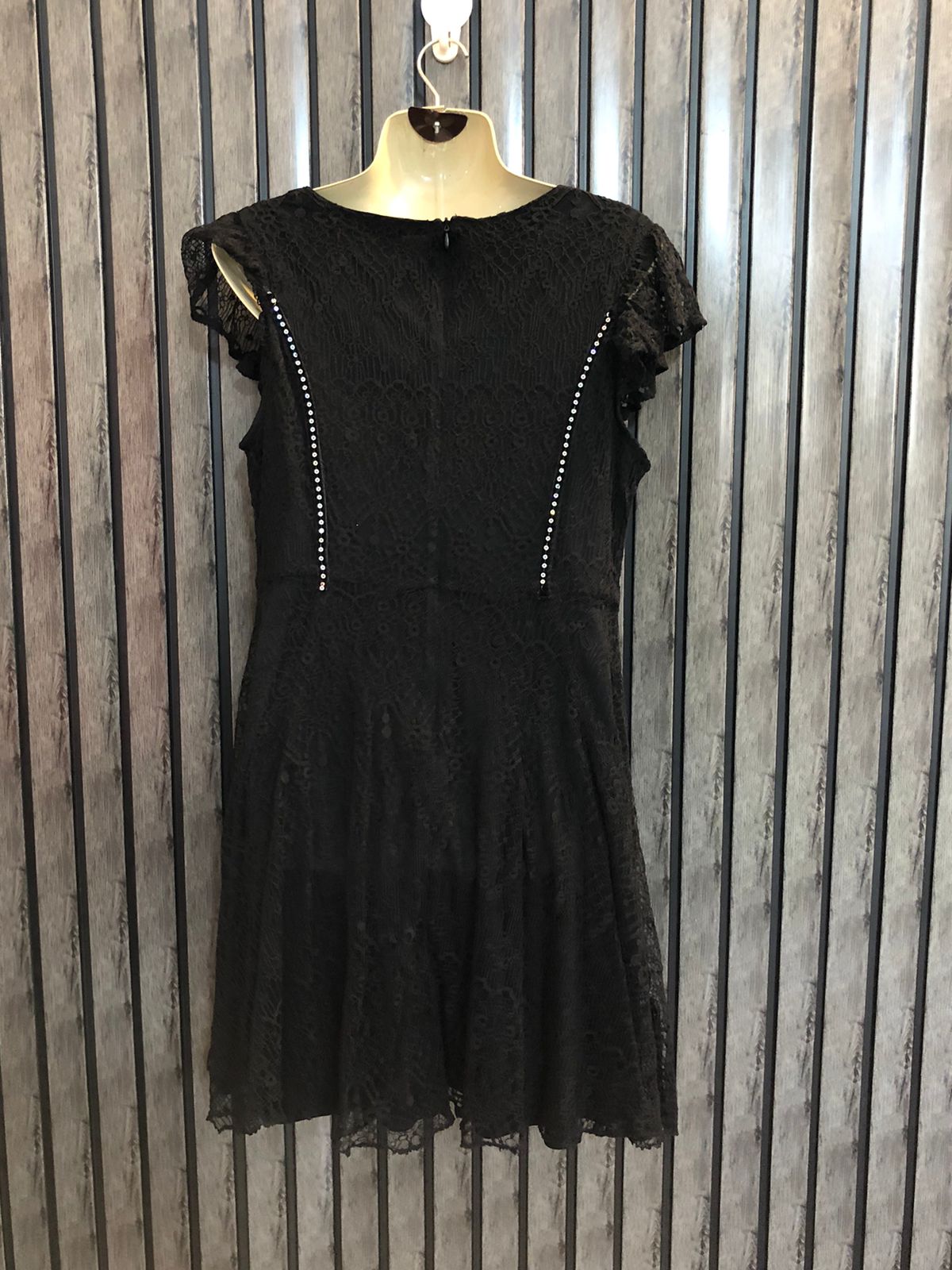 Chest 21  Length 33  Fabric Net Premium Mini Dress for Women