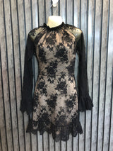 Chest 18 Length 32  Fabric Net Women’s Fashion Mini Dress
