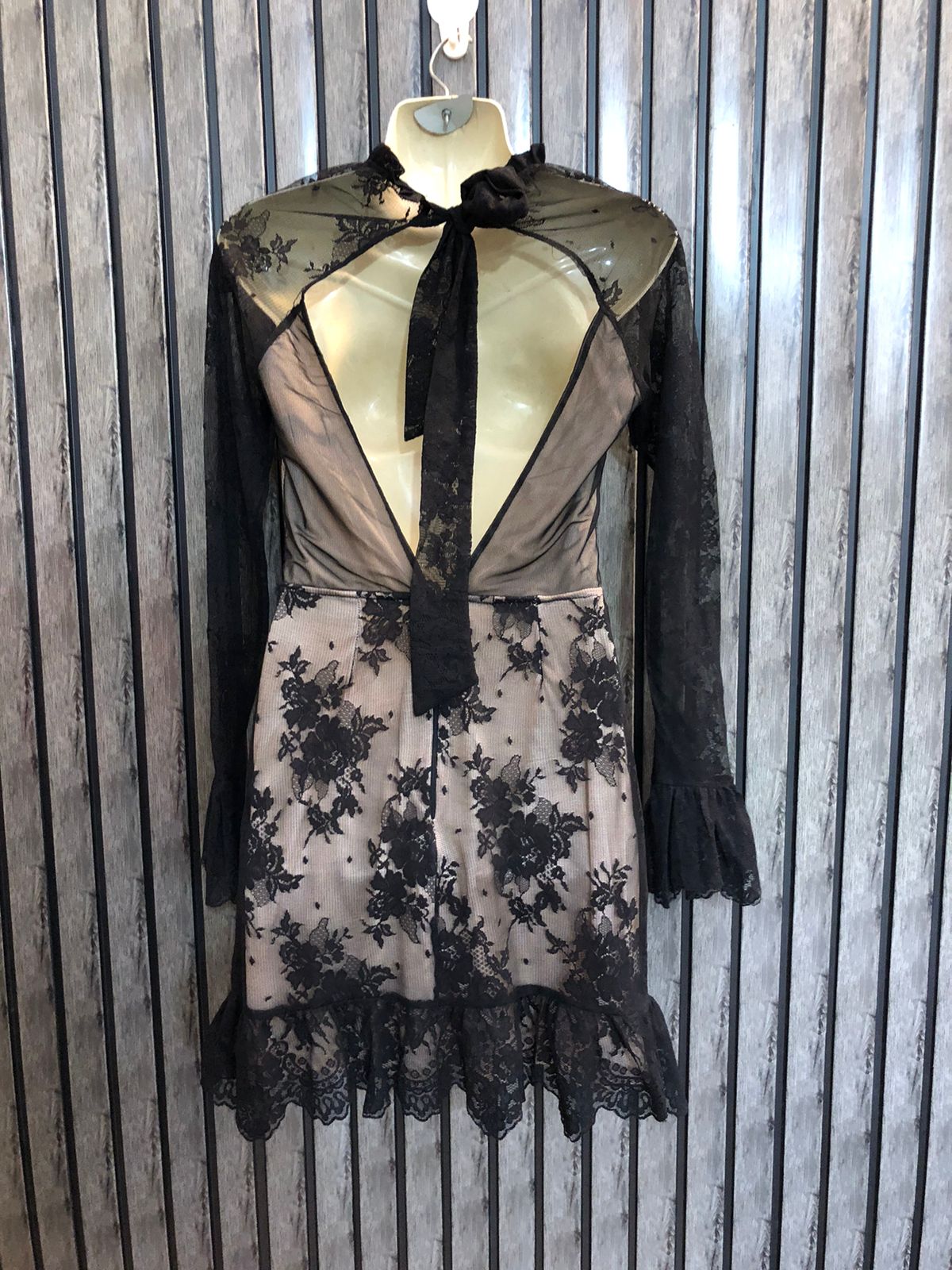 Chest 18 Length 32  Fabric Net Women’s Fashion Mini Dress
