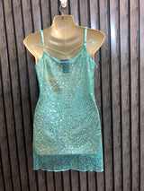 Chest 18  Length 25  Fabric Net Smart Party Wear Dress