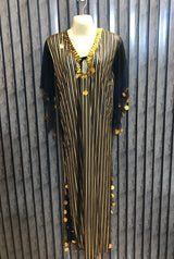 Chest 19  Length 50  Fabric Sleeve Net other fabric Silk jersy Western Long Dress for Women