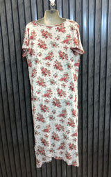 Chest 24  Length 44 To 51  Fabric Silk Jersey Women’s Party Wear Maxi