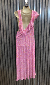 Chest 21  Length 48  Fabric Silk Jersey Fashion Maxi Dress Collection