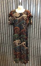 Chest 19  Length 52  Fabric Chiffon Girls Elegant Maxi Dress