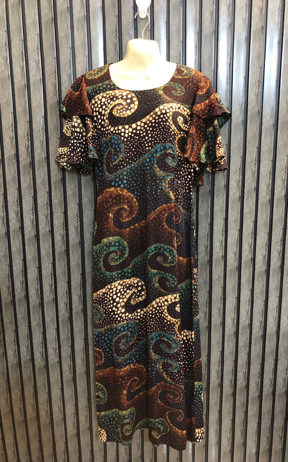 Chest 19  Length 52  Fabric Chiffon Girls Elegant Maxi Dress