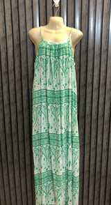 Chest 22  Length 61  Fabric Linen Trendy Women’s Long Maxi