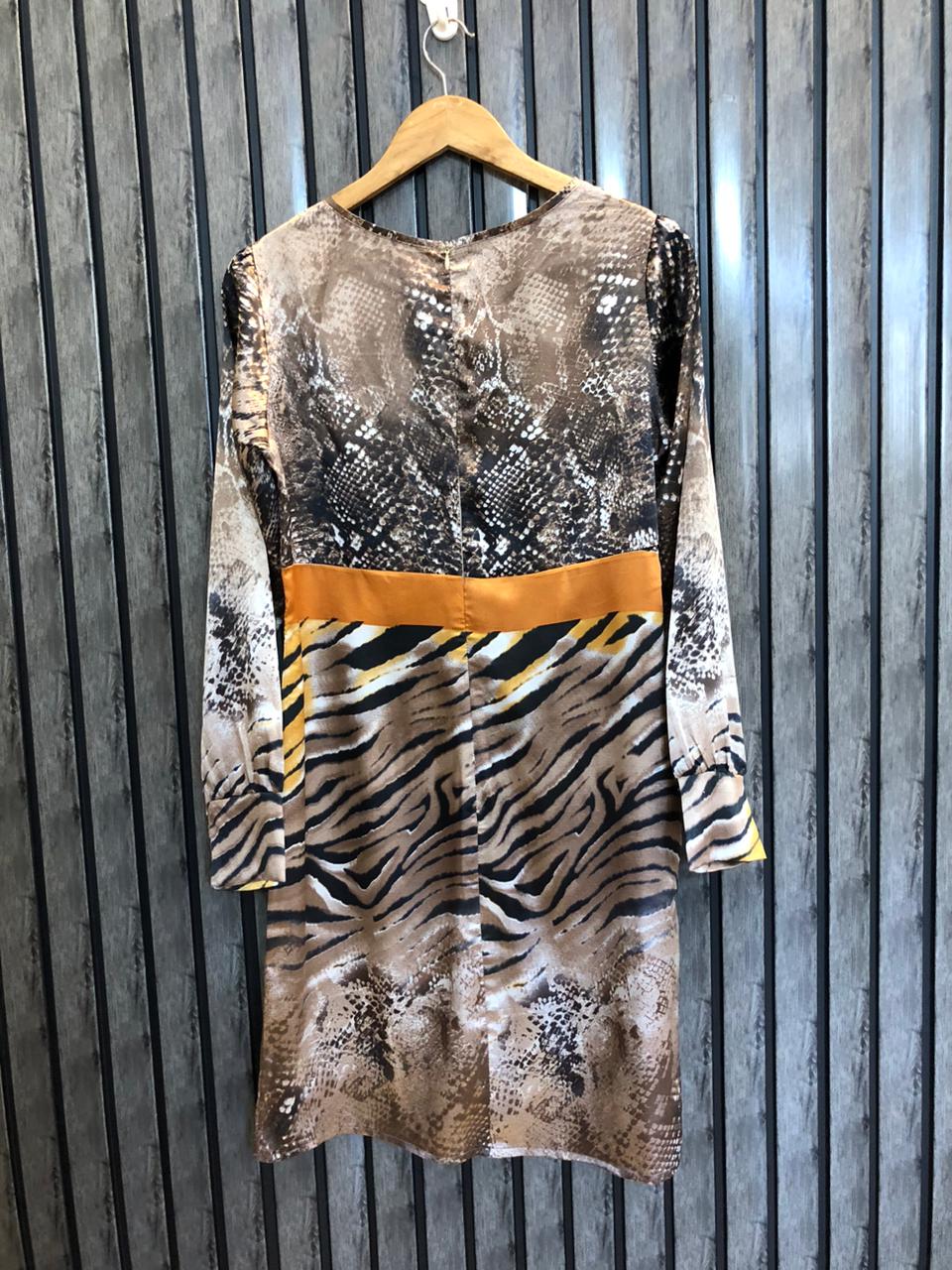 Chest 17  Lenght 36  Fabric silk Elegant Long Top for Women