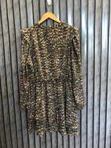 Chest 20  Length 33  Fabric Chiffon Modern Casual Long Top