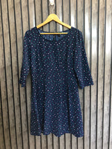 Chest 17  Length 32  Fabric Chiffon Trendy Fashion Long Top
