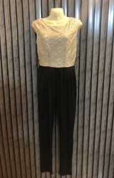 Chest 19  Length 53  Fabric Silk Jersey Stylish Long Jumpsuit
