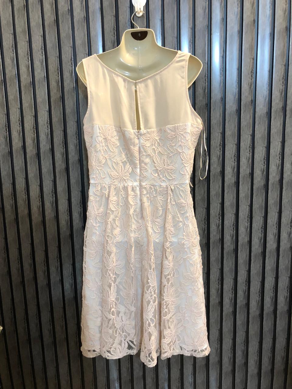 Chest 22  Length 38  Fabric Net Party Wear Mini Dress