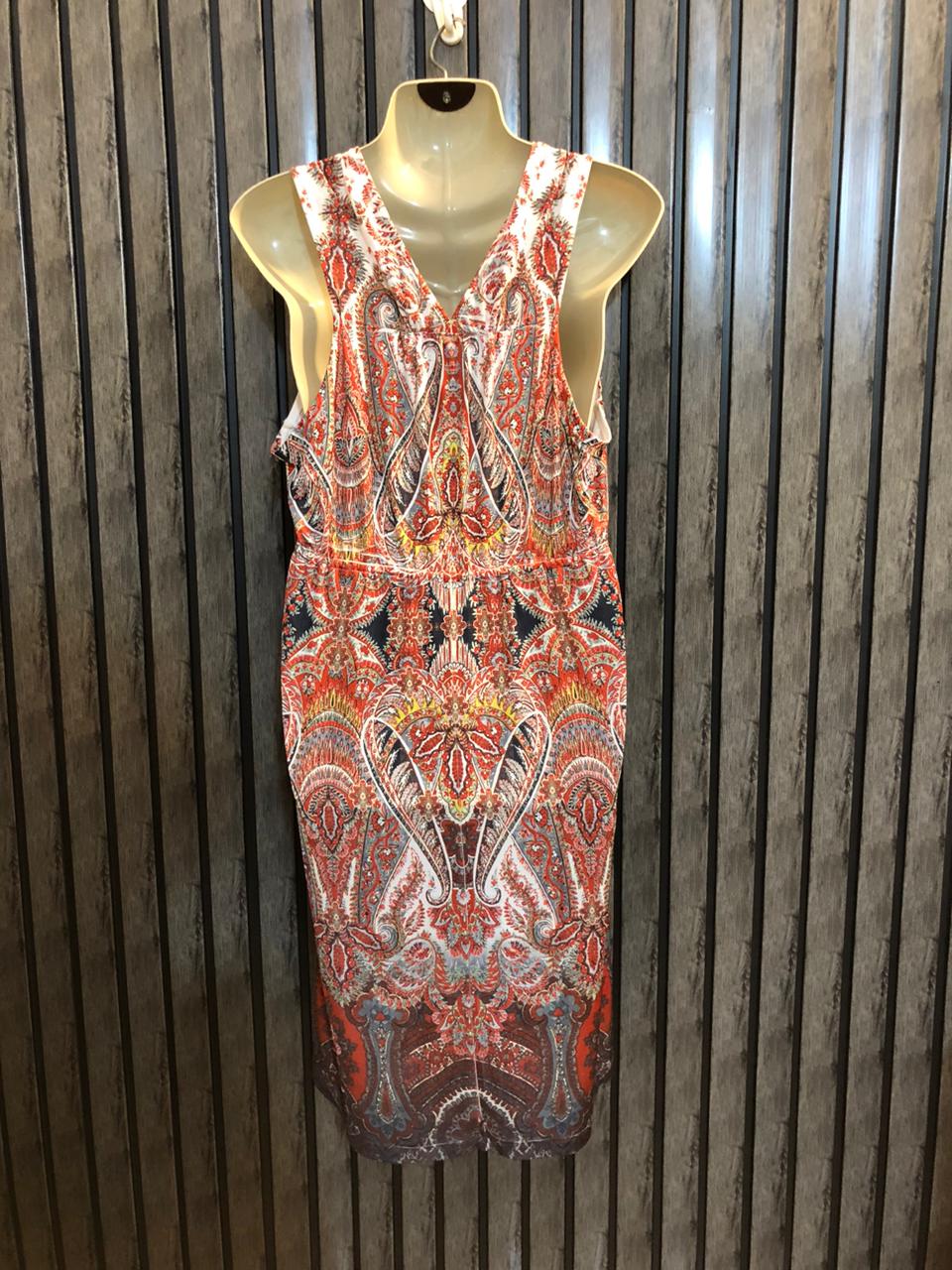 Chest 22  Length 36  Fabric Silk Jersey Fashion Mini Dress