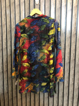 Chest 19  Length 30  Fabric Silk Jersey Modern Long Top