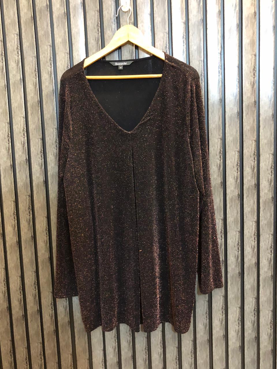 Chest 26  Length 32  Fabric Silk Jersey Party Wear Top for Women