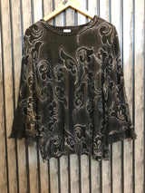 Chest 22  Length 25  Fabric Silk Jersey Western Party Wear Top