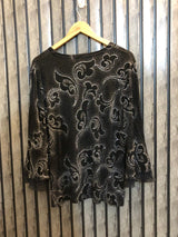 Chest 22  Length 25  Fabric Silk Jersey Western Party Wear Top