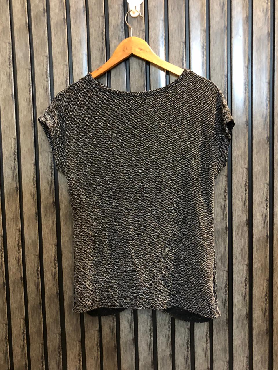Chest 20  Length 24  Fabric Silk Jersey Fancy Party Wear Top